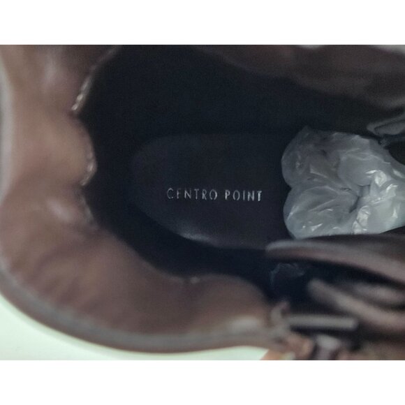 Womens Size 11 Fashion Wedge Chunky Ankle Boots Lace Up Zippers Strap Buckles - Picture 3 of 16